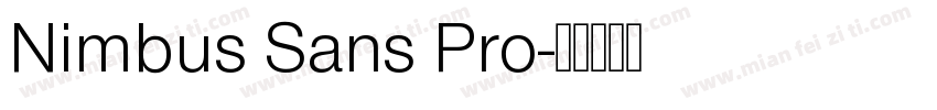 Nimbus Sans Pro字体转换
